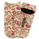 Thankful & Blessed Adult Ankle Socks (Personalized)