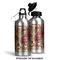 Thanksgiving Quotes and Sayings Aluminum Water Bottle - Alternate lid options
