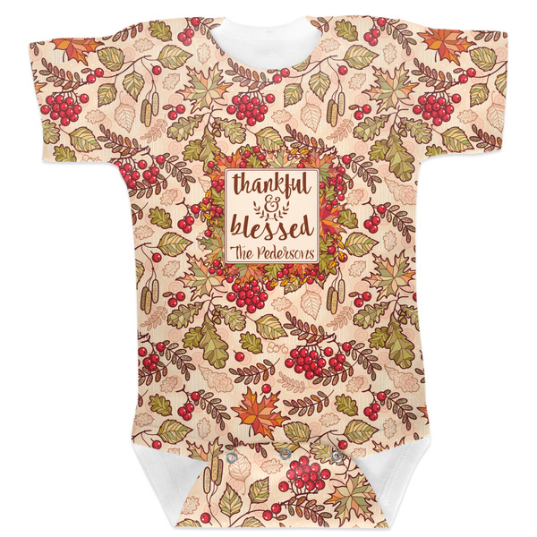Custom Thankful & Blessed Baby Bodysuit 0-3 (Personalized)