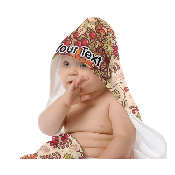 Thanksgiving Quotes and Sayings Baby Hooded Towel on Child