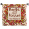 Thanksgiving Quotes and Sayings Bath Towel (Personalized)