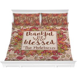 Thankful & Blessed Comforter Set - King (Personalized)