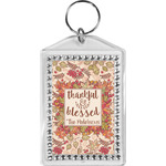Thankful & Blessed Bling Keychain (Personalized)