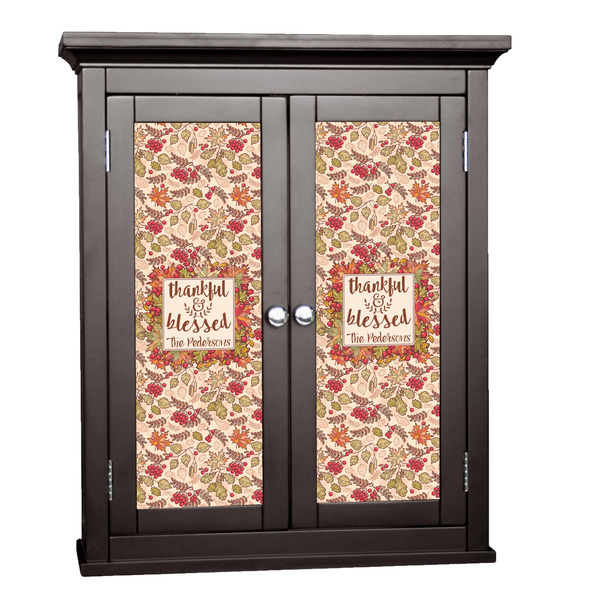 Custom Thankful & Blessed Cabinet Decal - Small (Personalized)