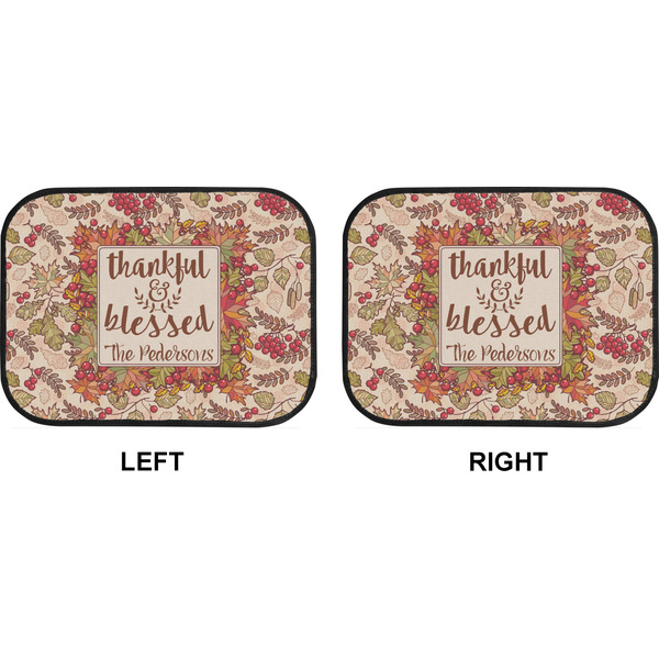 Thanksgiving Quotes and Sayings Car Floor Mats (Back Seat) (Approval)