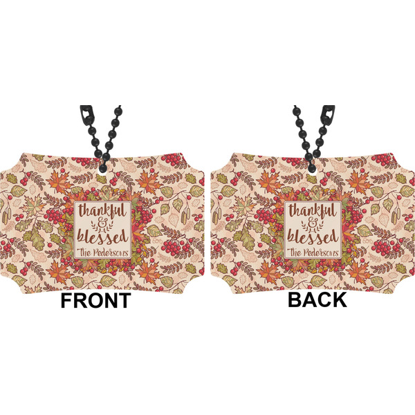 Thanksgiving Quotes and Sayings Car Ornament - Berlin (Approval)