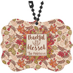 Thankful & Blessed Rear View Mirror Decor (Personalized)
