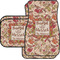 Thankful & Blessed Car Floor Mats Set - 2 Front & 2 Back (Personalized)