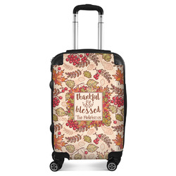 Thankful & Blessed Suitcase - 20" Carry On (Personalized)