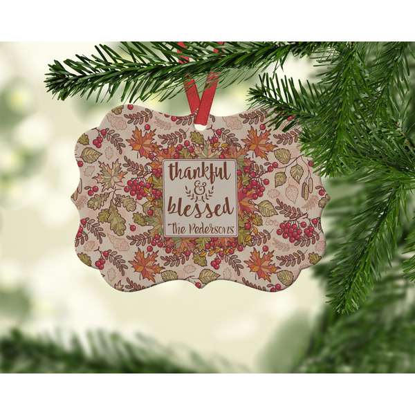 Thanksgiving Quotes and Sayings Christmas Ornament (On Tree)
