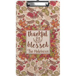 Thankful & Blessed Clipboard (Legal Size) (Personalized)