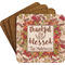 Thanksgiving Quotes and Sayings Coaster Set (Personalized)