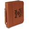 Thanksgiving Quotes and Sayings Cognac Leatherette Bible Covers with Handle & Zipper - Main