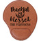Thankful & Blessed Leatherette Mouse Pad with Wrist Support (Personalized)