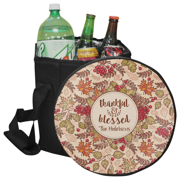 Custom Thankful & Blessed Collapsible Cooler & Seat (Personalized)