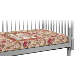 Thankful & Blessed Crib Fitted Sheet (Personalized)