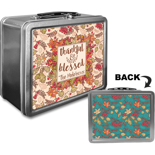 Thanksgiving Quotes and Sayings Custom Lunch Box / Tin Approval