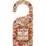 Thankful & Blessed Door Hanger (Personalized)