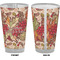 Thankful & Blessed Pint Glass - Full Color - Front & Back Views