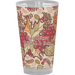 Thankful & Blessed Pint Glass - Full Color (Personalized)