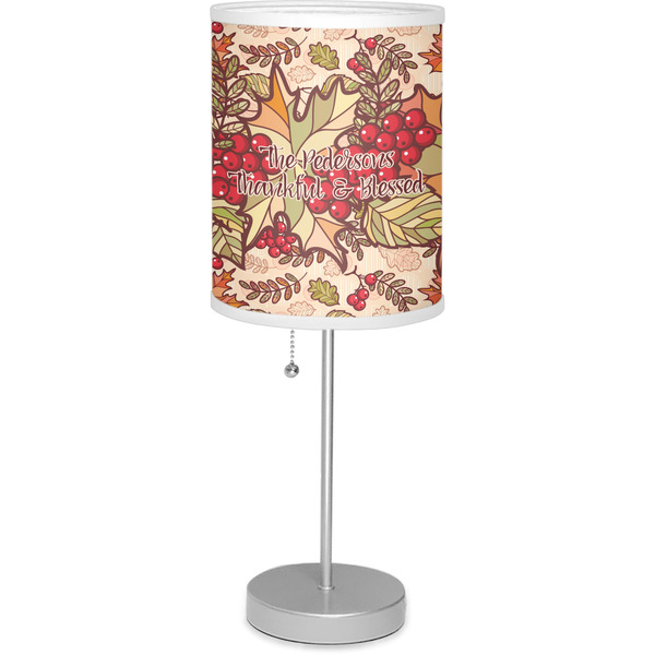 Custom Thankful & Blessed 7" Drum Lamp with Shade (Personalized)