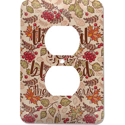 Thankful & Blessed Electric Outlet Plate (Personalized)