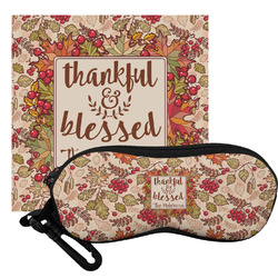 Thankful & Blessed Eyeglass Case & Cloth (Personalized)