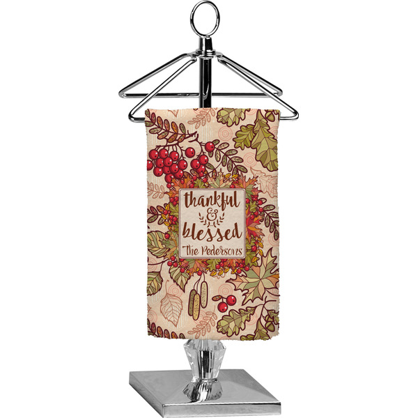 Custom Thankful & Blessed Finger Tip Towel - Full Print (Personalized)