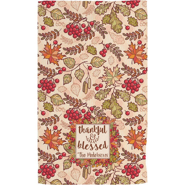 Thanksgiving Quotes and Sayings Hand Towel (Personalized) Full