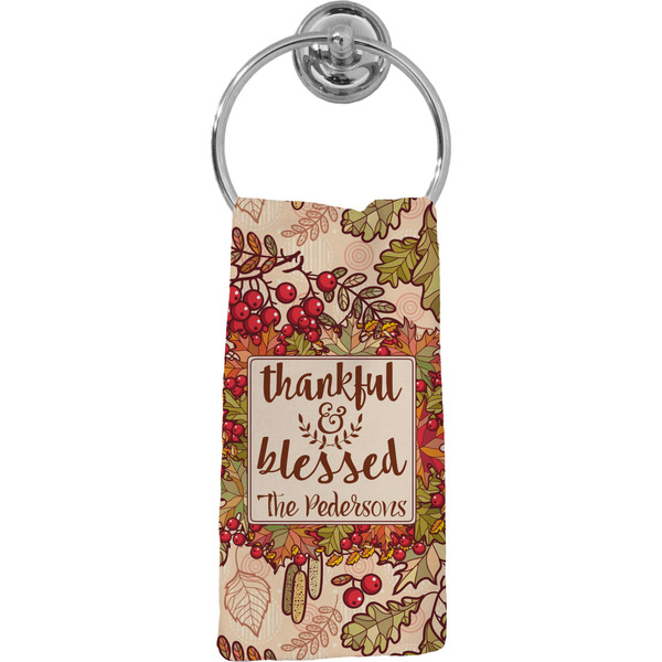 Custom Thankful & Blessed Hand Towel - Full Print (Personalized)