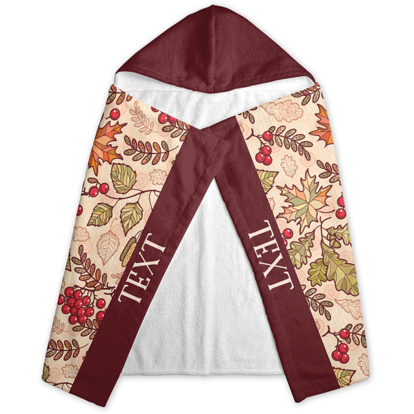 Thanksgiving Quotes and Sayings Hooded Towel - Folded