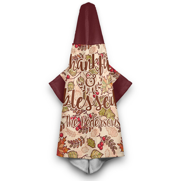 Thanksgiving Quotes and Sayings Hooded Towel - Hanging