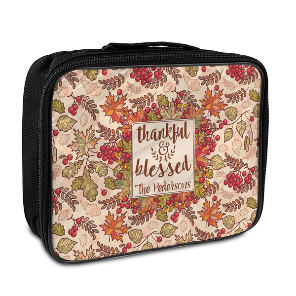 Custom Thankful & Blessed Insulated Lunch Bag (Personalized)