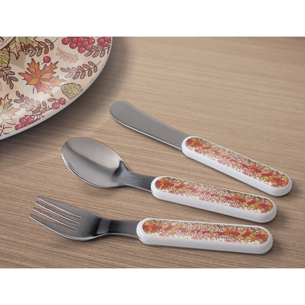 Thankful & Blessed Kids Flatware w/ Plate