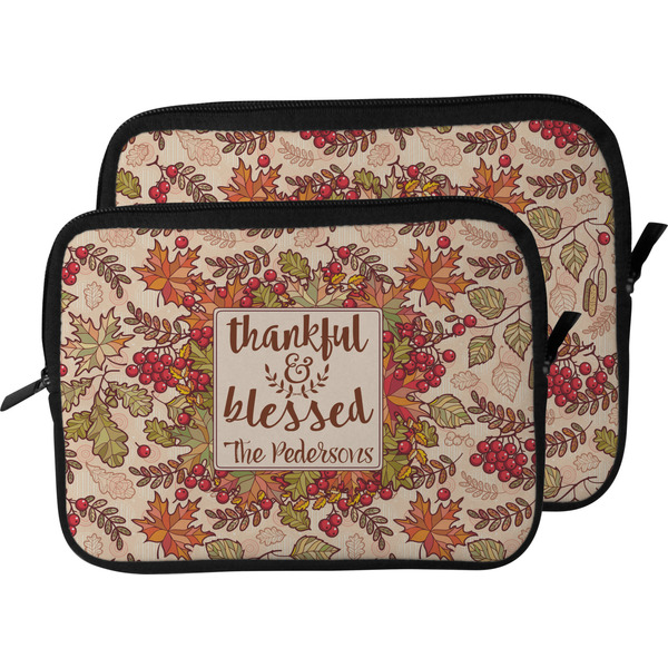 Thanksgiving Quotes and Sayings Laptop Sleeve (Size Comparison)