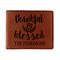 Thanksgiving Quotes and Sayings Leather Bifold Wallet - Single