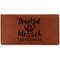 Thanksgiving Quotes and Sayings Leather Checkbook Holder - Main