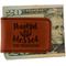Thanksgiving Quotes and Sayings Leatherette Magnetic Money Clip - Front