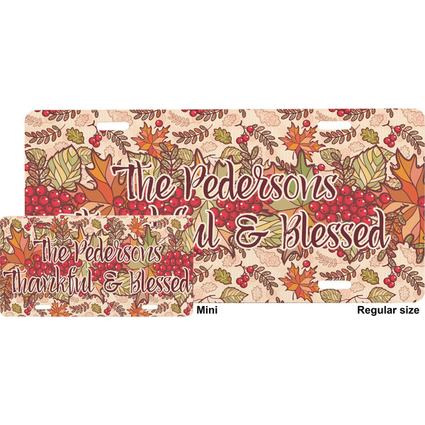 Thanksgiving Quotes and Sayings License Plate (Sizes)