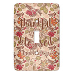 Thankful & Blessed Light Switch Cover (Personalized)