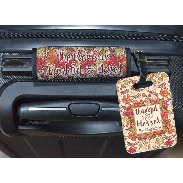 Thanksgiving Quotes and Sayings Luggage Wrap & Tag