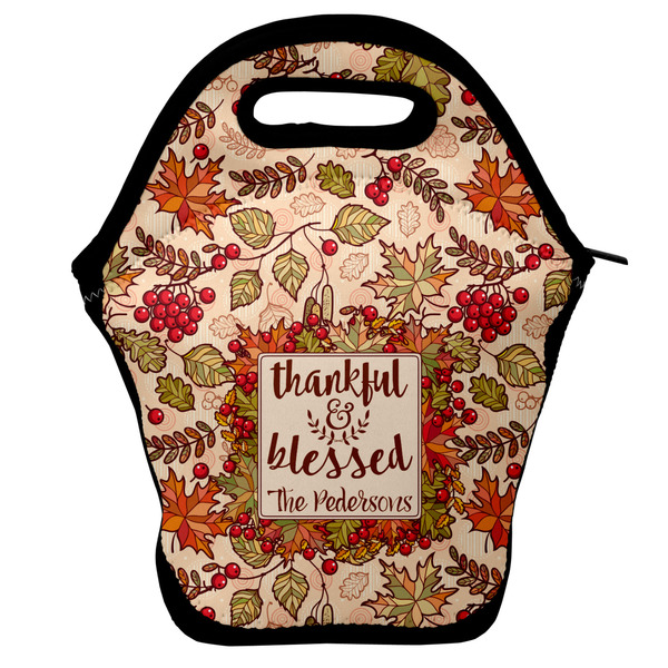 Custom Thankful & Blessed Lunch Bag w/ Name or Text