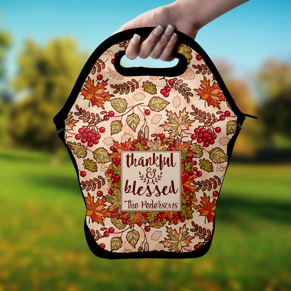 Thanksgiving Quotes and Sayings Lunch Bag - Hand