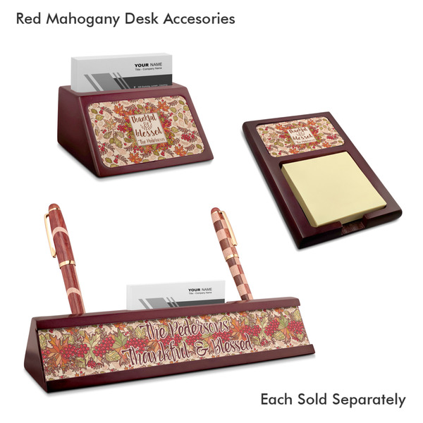 Thanksgiving Quotes and Sayings Mahogany Desk Accessories