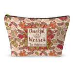 Thankful & Blessed Makeup Bag - Small - 8.5"x4.5" (Personalized)