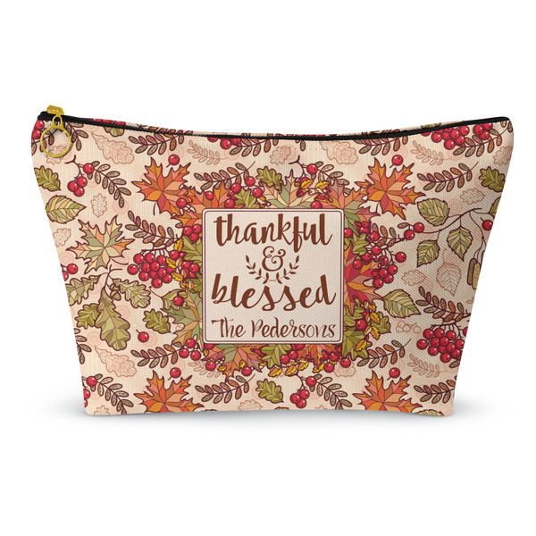 Custom Thankful & Blessed Makeup Bag - Small - 8.5"x4.5" (Personalized)