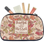 Thankful & Blessed Makeup / Cosmetic Bag - Medium (Personalized)