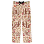 Thankful & Blessed Mens Pajama Pants - 2XL (Personalized)