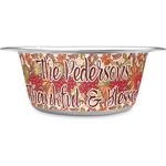Thankful & Blessed Stainless Steel Dog Bowl - Medium (Personalized)