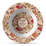 Thankful & Blessed Plastic Bowl - Microwave Safe - Composite Polymer (Personalized)